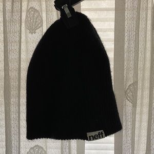 black neff beanie